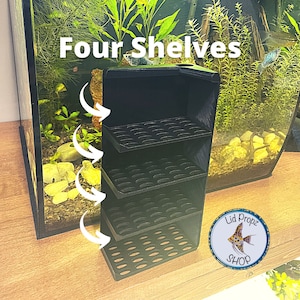 Filterkorb mit 4 Ablagen für Fluval Flex 15G - Organisieren Sie Ihren Filter, verbessern Sie die Klarheit des Wassers und maximieren Sie die Filterleistung
