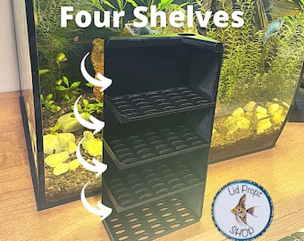 4-Shelf Media Basket for Fluval Flex 15G – Organize Your Filter, Improve Water Clarity, and Maximize Filtration Efficiency