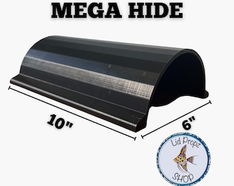 Pleco Cave Set: MEGA 10" and Regular 4" Fish Hideout.