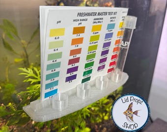 Suporte para secagem de tubos de ensaio API Master Test Kit: Organizador para aquário - FRETE GRÁTIS!