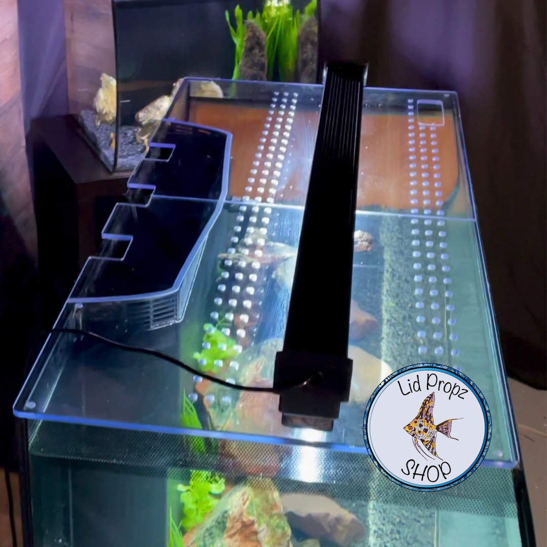Fluval Flex 32.5 Gal Lid, Clear Lid. Fish Tank Lids by Tank Topz, Works