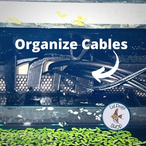 Cable Manager, Fluval Flex 9, 15 and 32.5 Gallon Cable Manager, Works With Lid Propz.