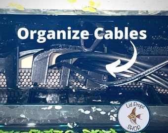 Cable Manager, Fluval Flex 9, 15 and 32.5 Gallon Cable Manager, Works With Lid Propz.