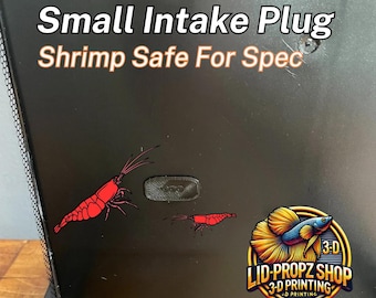 Tapón de entrada Fluval Spec/Evo: Protección para la ranura de flujo auxiliar.