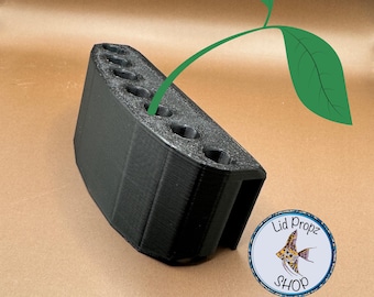 Plantenstengelhouder voor aquariums. Voor het vermeerderen van aquariumplanten en het verminderen van nitraat in het aquarium.