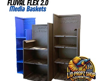 Mise à niveau du panier média Fluval Flex 2.0 - Cartouche filtrante avec fentes - Améliore la filtration biologique et mécanique pour les aquariums Fluval Flex 2.0