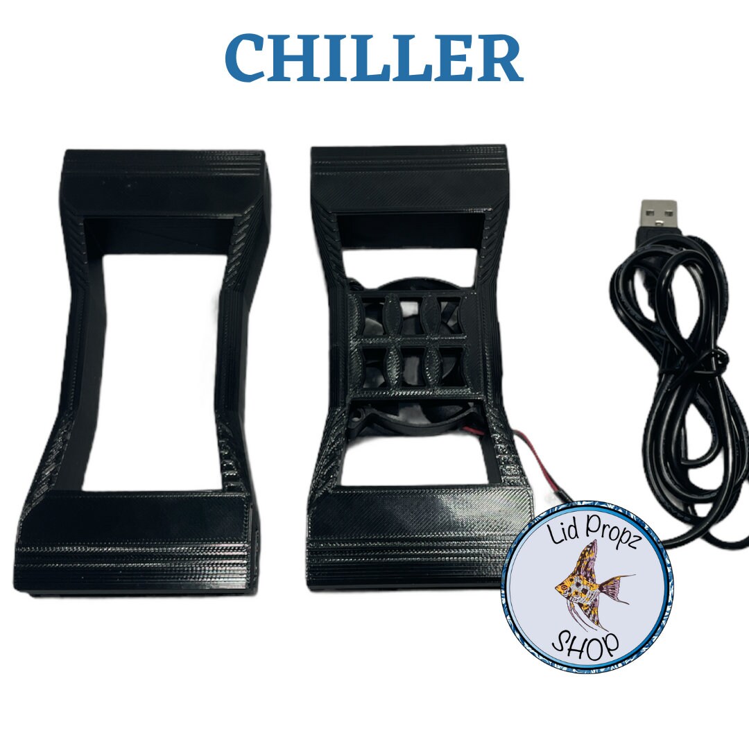 40mm Cooling Fan For Fluval Flex 35L Aquarium - Black, Low-Noise Active Cooling To Reduce Water Temperature