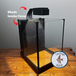 Upgrade Kit for Fluval Betta Premium Aquarium Kit, 2.6 US GalLight Shade and Intake Cover, Fluval Light Shade For Betta Tank