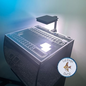 Fluval Flex 用透明蓋、9 ガロン、15 ガロン、32.5 ガロンのタンクに適合、安全 - ヒンジ付き蓋、スライドなし。Tank Topz 製水槽用蓋、送料無料