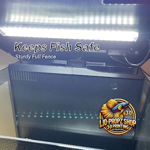 Ontsnappingsbeschermer achterkamer voor Fluval Flex 9G, 15G en 32,5G: voorkom dat vissen in het achterste filtercompartiment springen of zwemmen