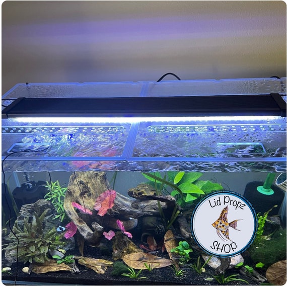 Glass aquarium hood discount