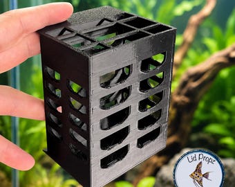 Aquariumplantenhouder: Hangende aquariumdecoratie met sterke zuignappen.
