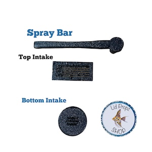 Life Guard Rimless Aquarium Upgrade KIT, Shrimp Safe, Intake Covers, low flow spray bar
