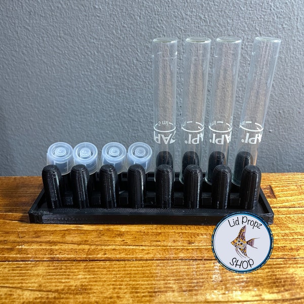 Test Tube Dry Drack, Tubes and Cap Dry Rack. 16 Capacity