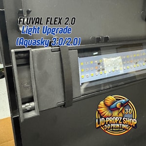 Fluval Flex 2.0 Lighting Upgrade - Fits Aquasky Plant Light 3.0 and 2.0 - HUGE UPGRADE - Grow plants fast Bracket Only (Light not included)