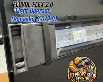 Fluval Flex 2.0 Beleuchtungs-Upgrade - Passend für Aquasky Plant Light 3.0 und 2.0 - RIESIGES UPGRADE - Pflanzen wachsen schnell Halterung Nur Halterung (Licht nicht enthalten)