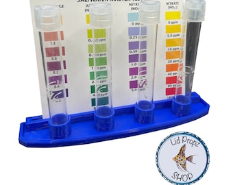 Reference Card Dry Rack, 6 Tube and 4 Tube SizesMaster Kit Comparison Rack