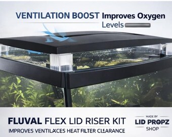 Fluval Flex Lid Riser Kit: 水槽の換気とフィルターの隙間 - Etsy 日本