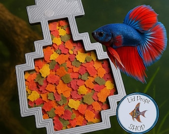 Potion Bottle Betta Feeding Ring: Floating Food Separator (2-3") Super Betta Feeding Ring & Separator – Smart Floating Design for Easy