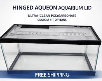 Hinged Aqueon Aquarium Lid: High-Strength Polycarbonate, Custom Options