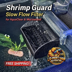 Shrimp Guard: Filtro de flujo lento para AquaClear y Marineland¡ENVÍO GRATIS!