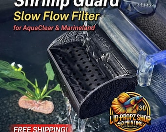 Shrimp Guard: Slow Flow Filter for AquaClear & MarinelandFREE SHIPPING!