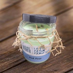 Fish Poop Candle: Chocolate Brown Sugar Scented Wood Wick