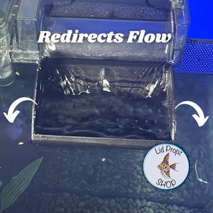 Slow Flow Filter for Marineland, Protect Shrimp Guard For Aquaclear and Marineland Filters. Slows HOB Water Flow