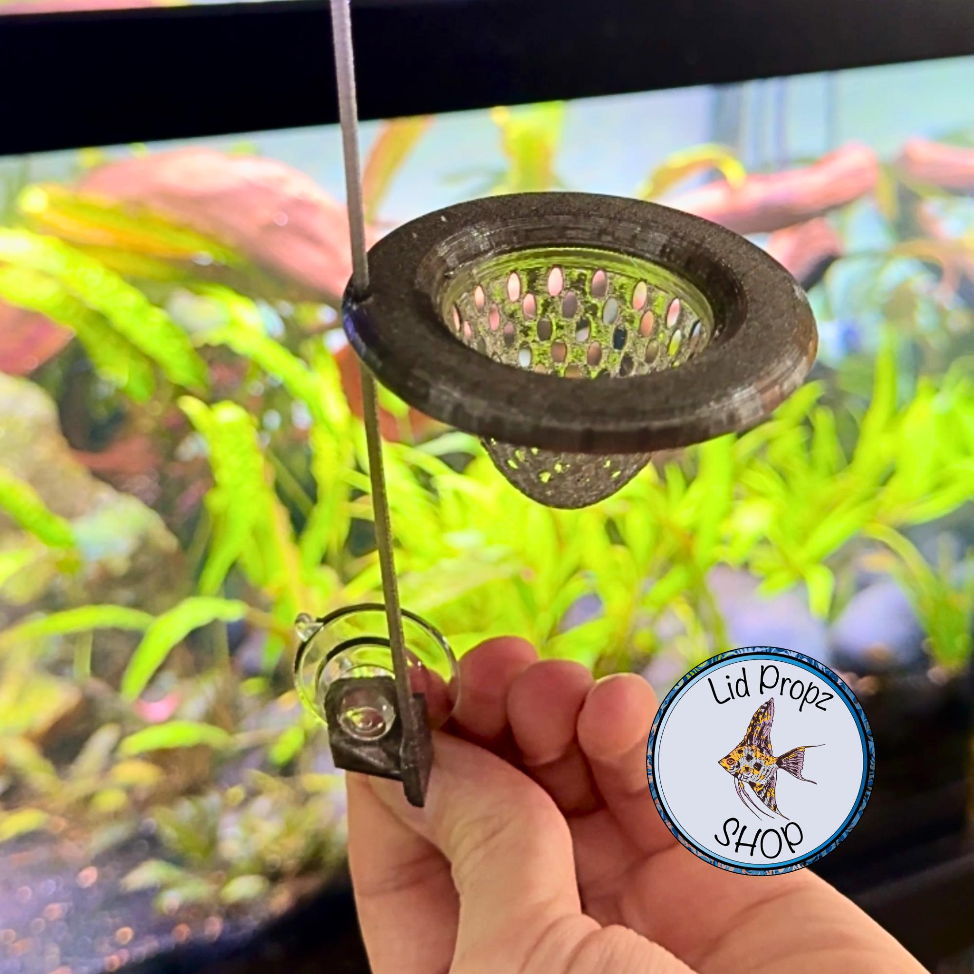 スローフィーディングコーン：ディスカスと小魚用の水槽用魚フィーダー 