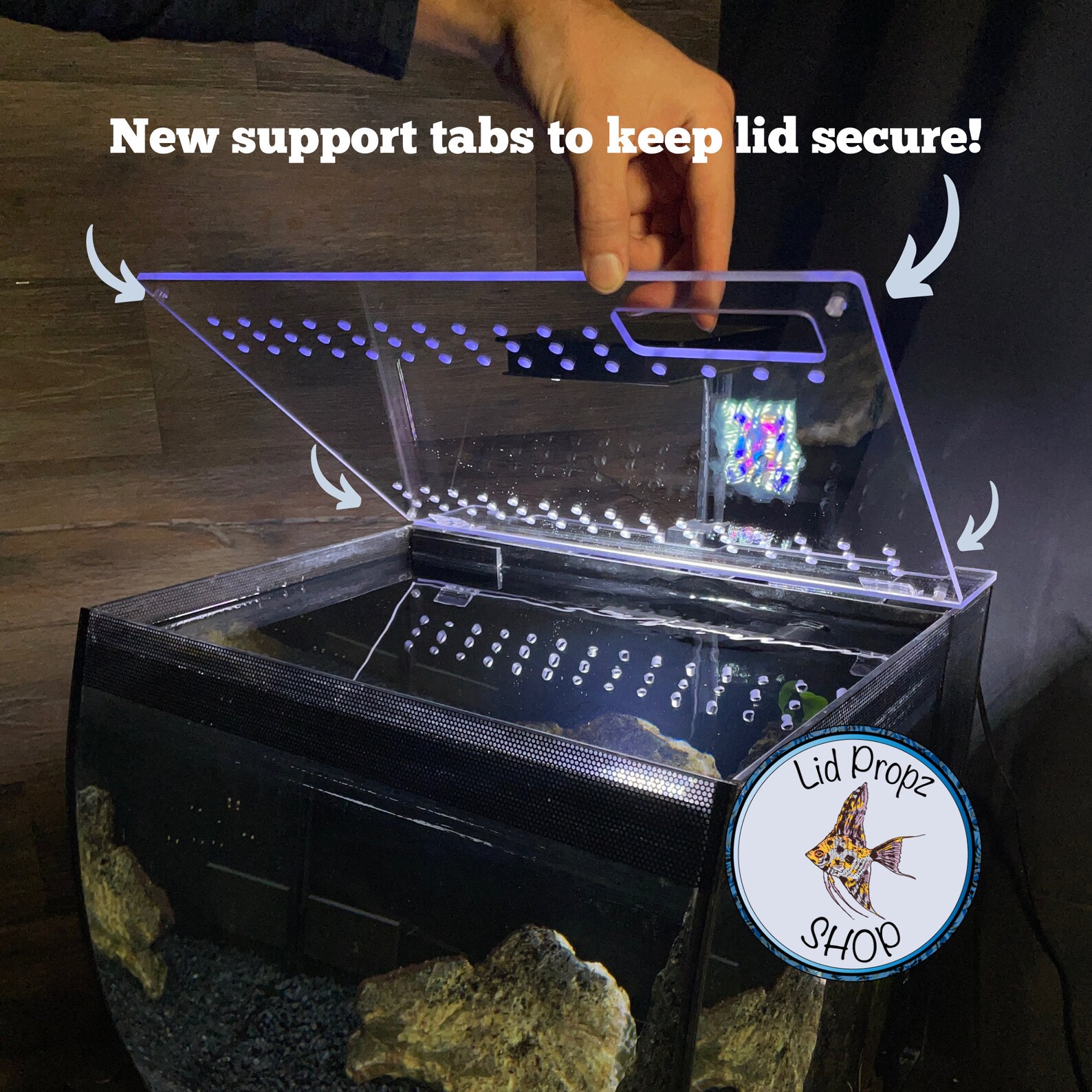 Fluval Flex Lid Clear or Tinted Fits 9 Gal. 15 Gal. 32.5 Gal Etsy