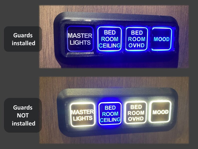 Precision-plex Switch Panel Button Guards - Etsy