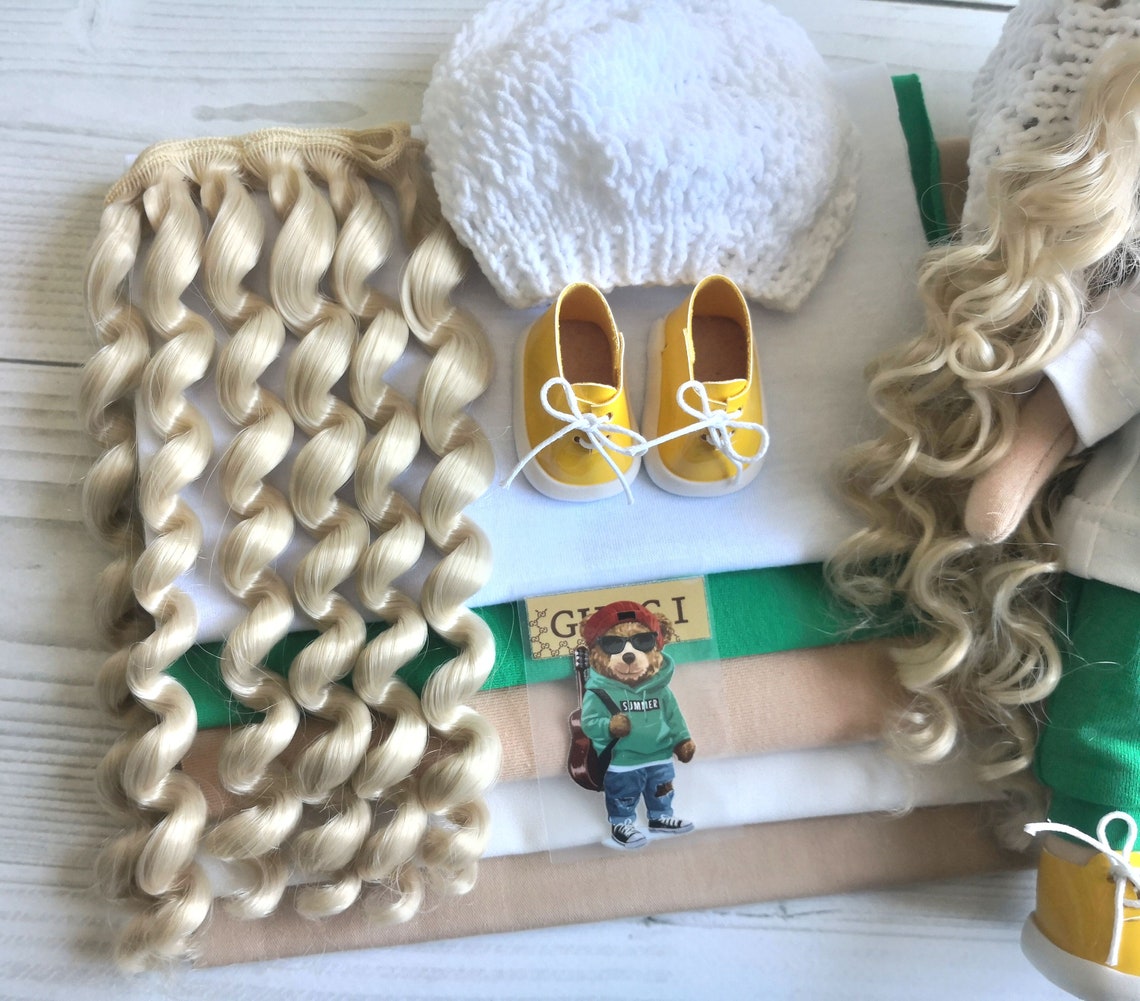 Cloth doll KIT Doll making KIT DIY doll sewing kit Cloth Etsy