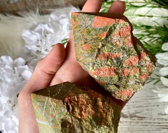 polished unakite