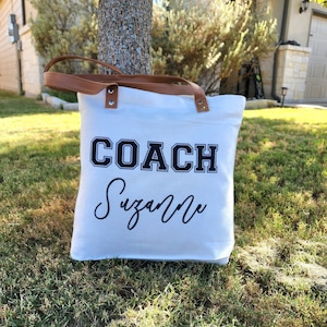 Custom Cheer Tote for Mom, Coach or Team, Senior Cheerleading Gifts