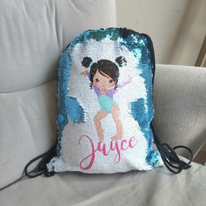 Gymnastics Bag, Monogram Dance Gift for Birthday, Unicorn, Gymnast or Ballerina Backpack, Personalized  Drawstring Bag or Tote
