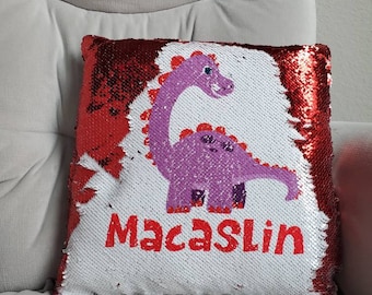 boys sequin pillow