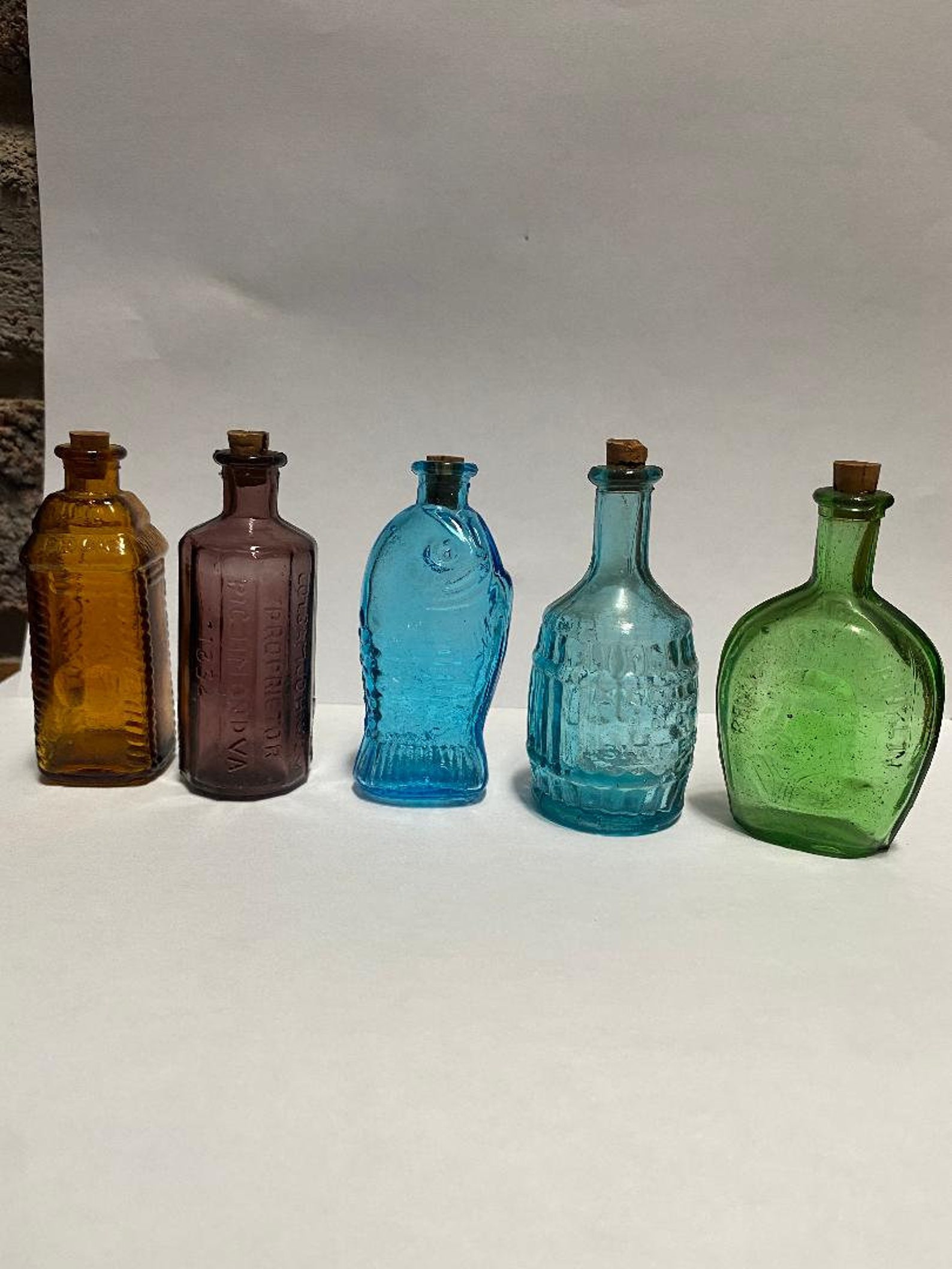 1950's Wheaton Glass of NJ Reproduction Mini Bottles Etsy