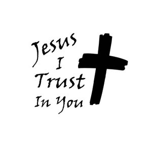 Jesus I trust in You Digital File