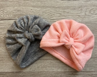 Turban bébé / turban fille / bonnet nouveau né