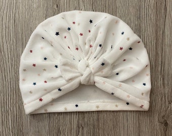 Turban bébé / turban fille / bonnet naissance