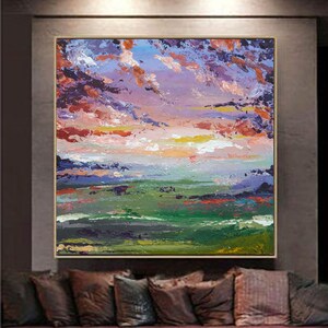 Abstract Canvas Art Etsy