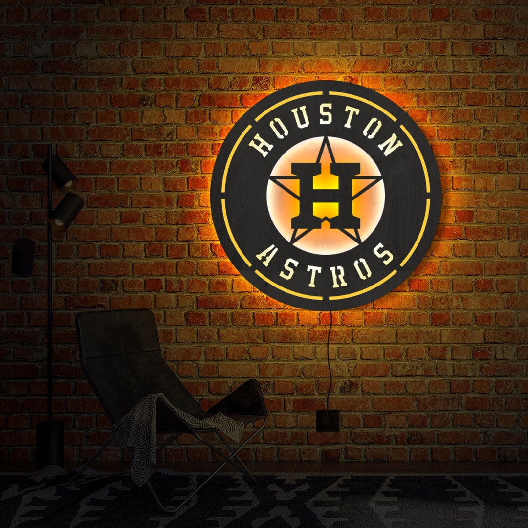 Houston Astros Neon Sign, Houston Astros Sign, Houston Astros Logo