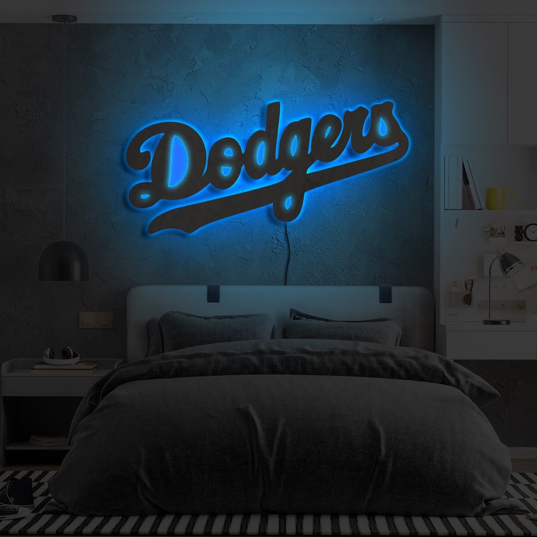 Los Angeles Dodgers Neon Sign, LA Dodgers Led Sign, LA Dodgers Neon