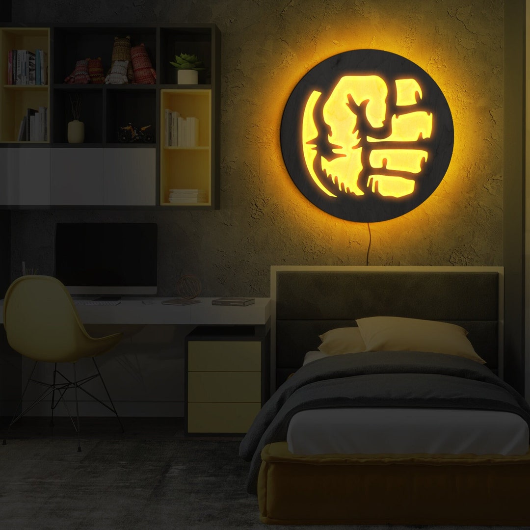 Hulk Neon Sign, Hulk Led Sign, Hulk Logo, Hulk Fist Sign, Marvel Neon
