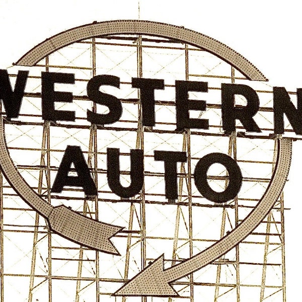 Western Auto Sign Kansas City