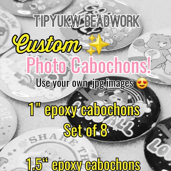 Gestalte deine eigenen FOTO-CABOCHONS!