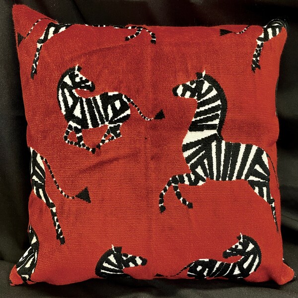 Orange Toss Pillow Etsy