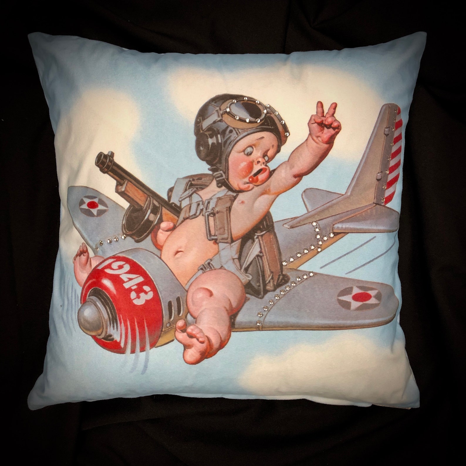 Vintage Poster Pillowposter Art Pillowvintage Poster Art Etsy