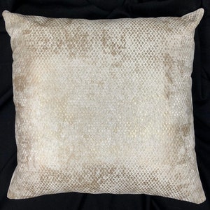 Metallic Pillow Cover-geometric Pillow-modern Holiday Pillow-metallic ...