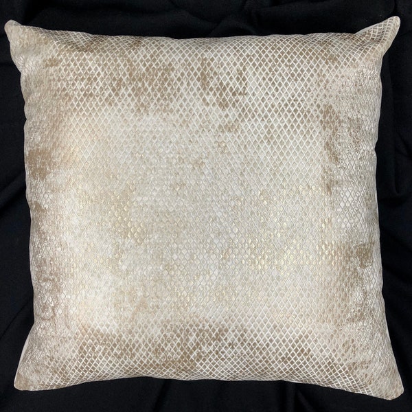 Metallic Gold Pillow Etsy